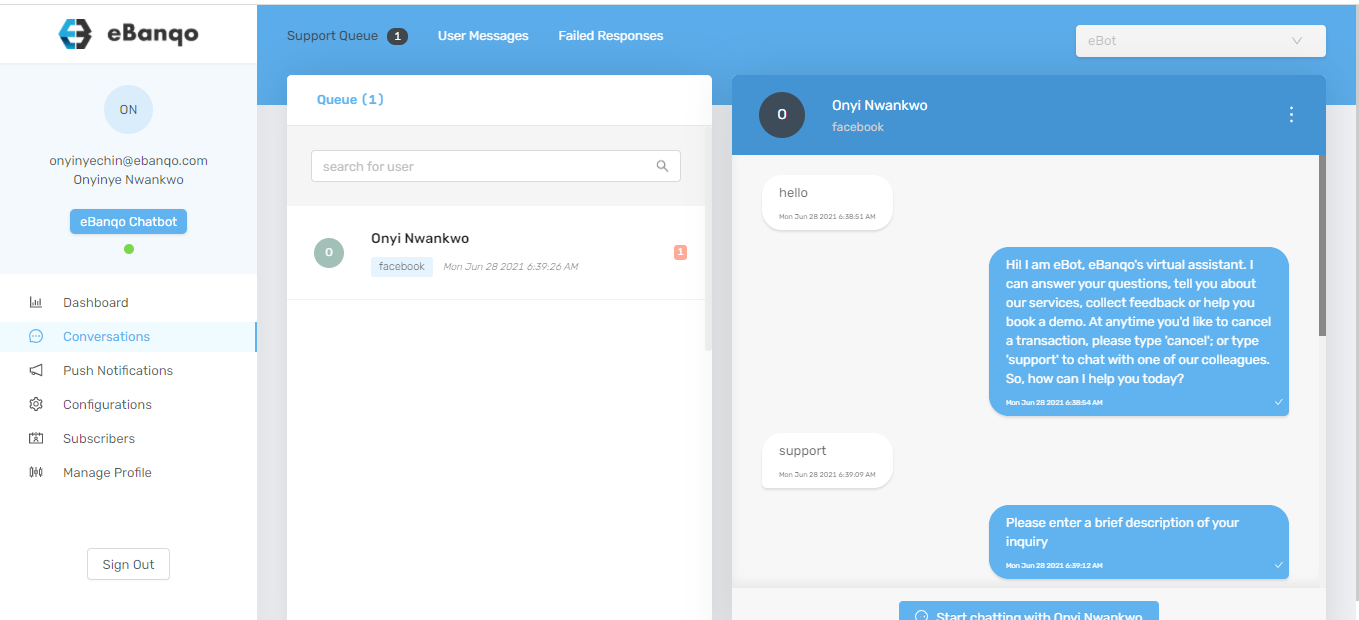 How to reassign a customer to another agent