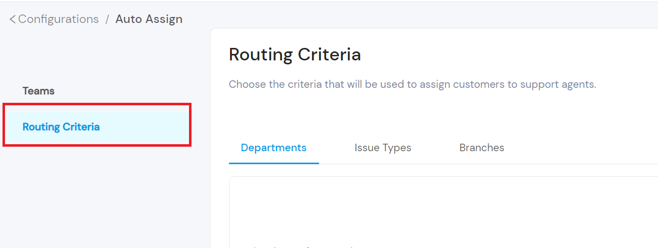 an image showing users how to set up auto assign in eBanqo Messenger