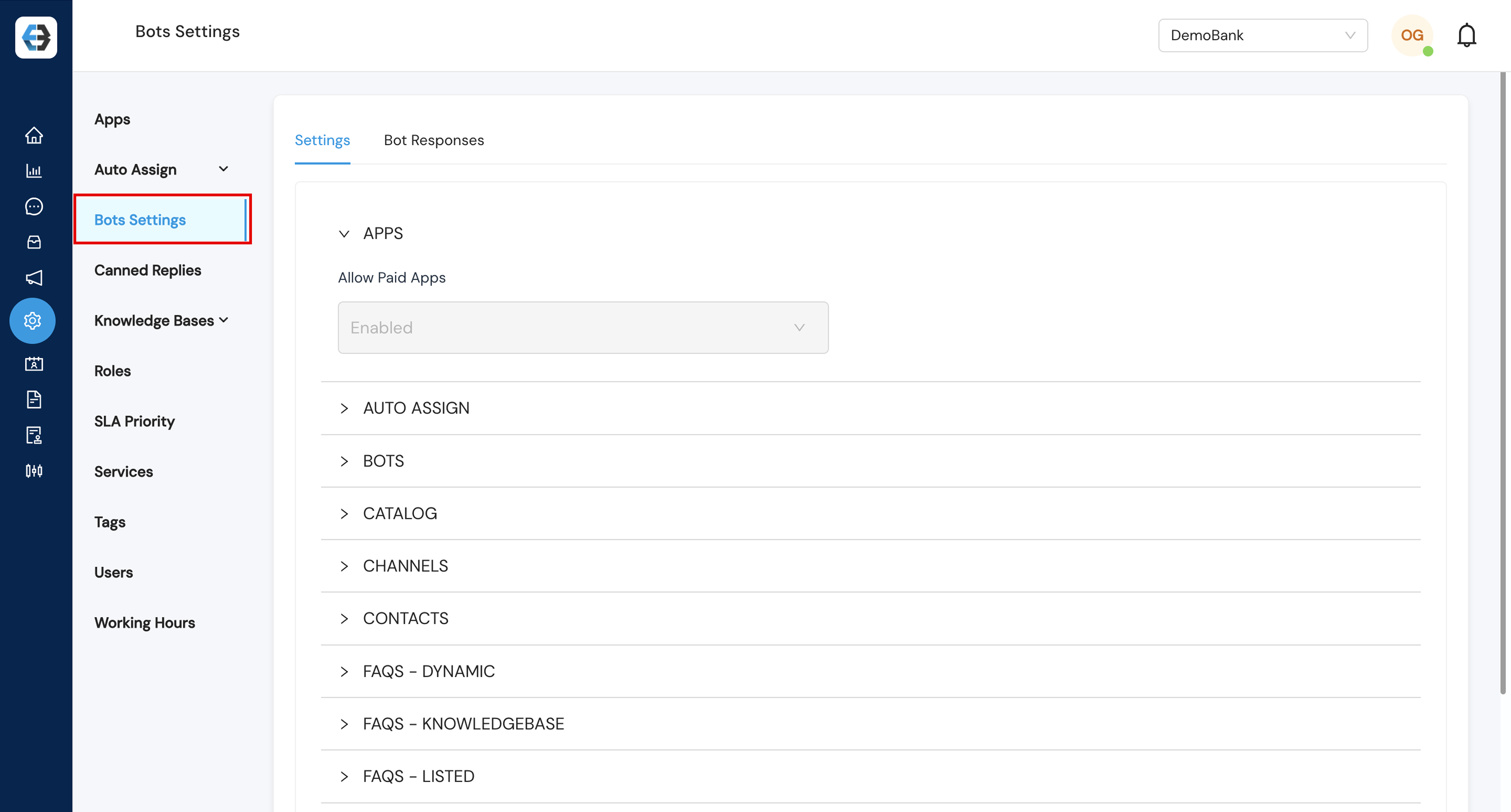 Bot Settings