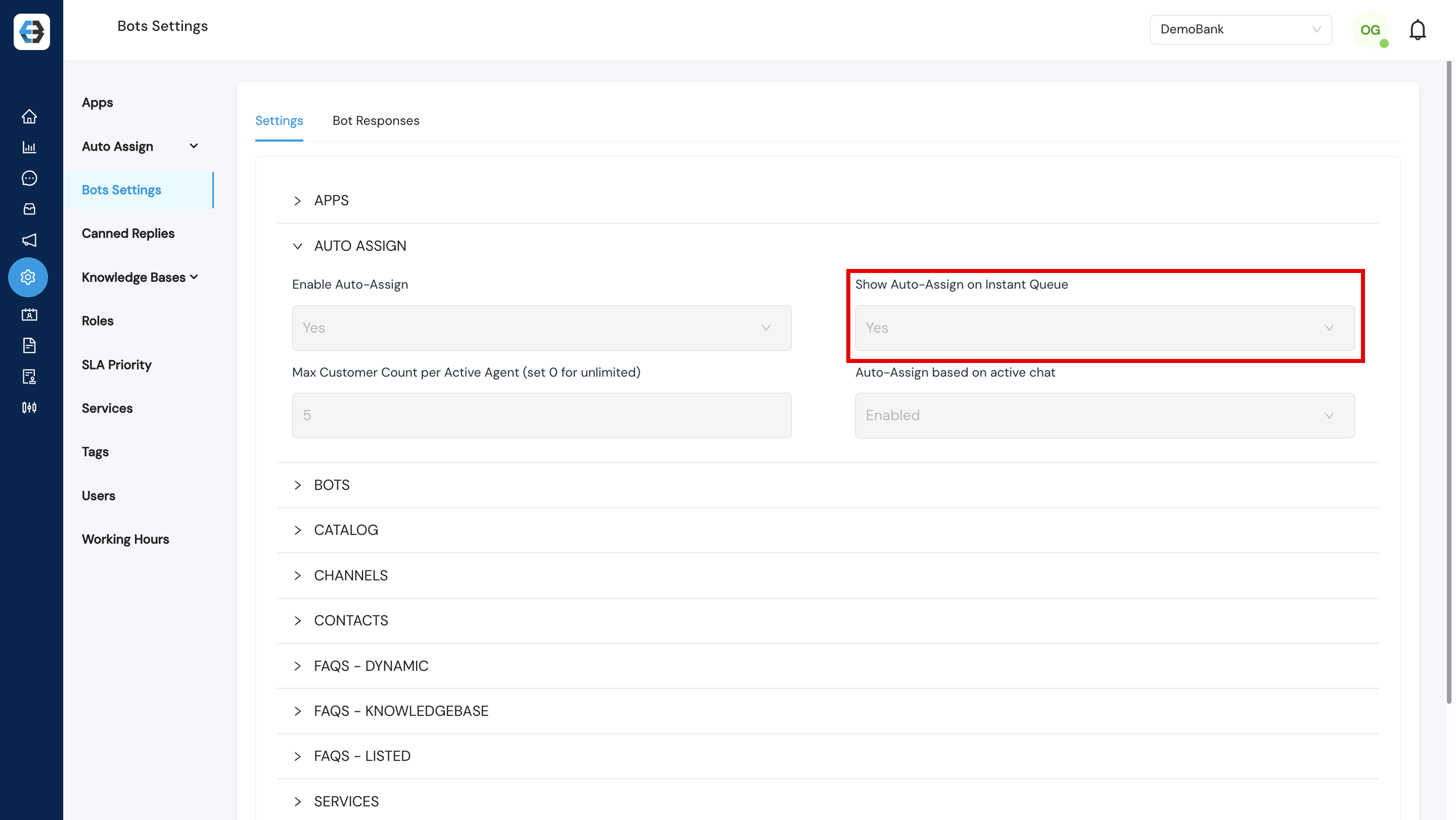 Bot Settings