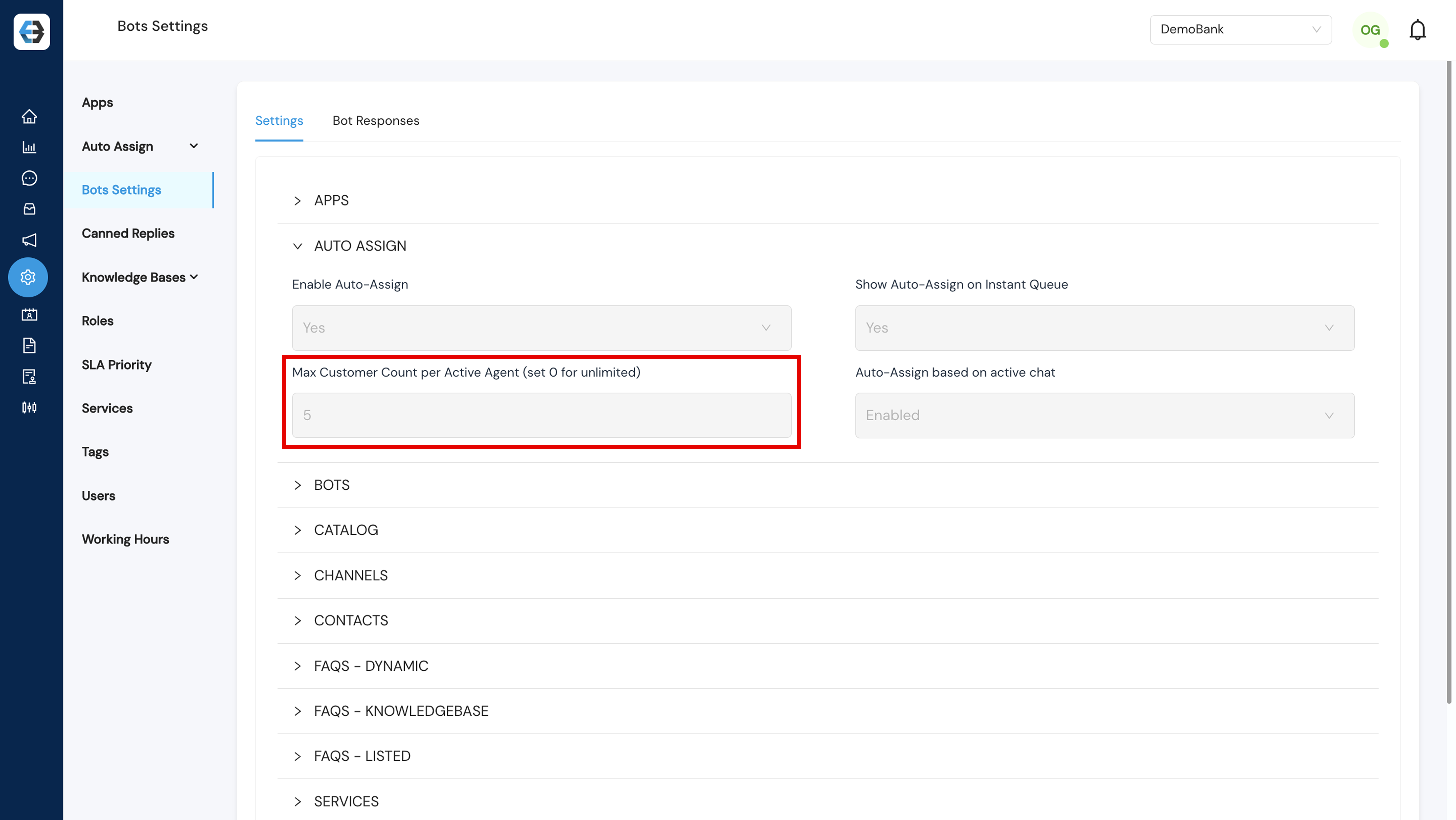Bot Settings